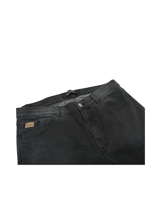 Stefansxxl Herren Jeanshose Schwarz