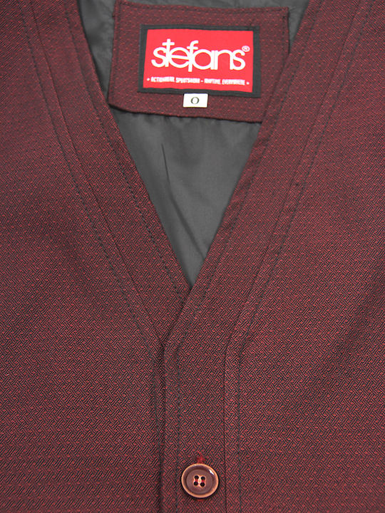 Men's Vest Burgundy