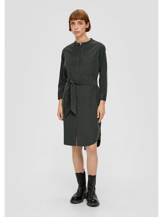 Red Label Midi Seemisie Dress Khaki