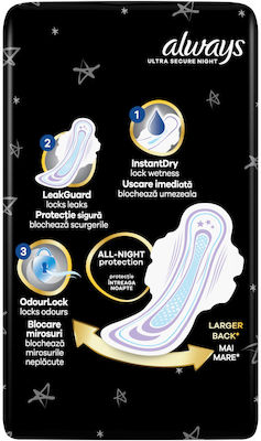 Always Night Sanitary Pads with Wings 24pcs