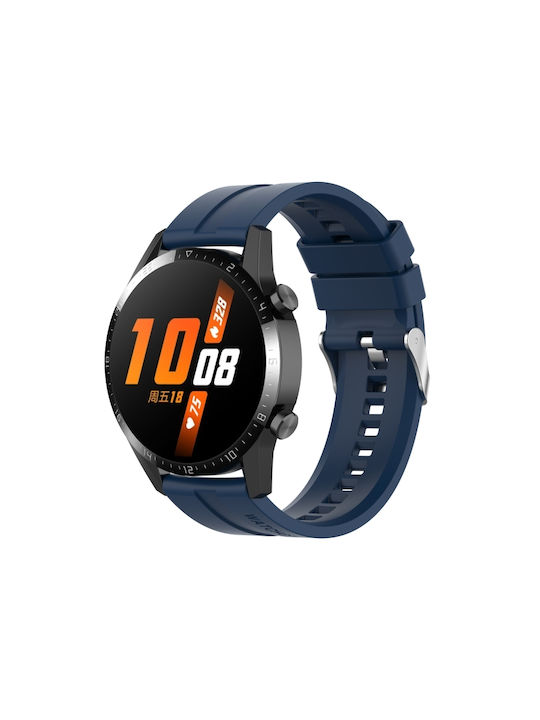 Buckle Strap Silicone Gray (Galaxy Watch 3 45mmHuawei Watch GT 2eHonor GS Pro)