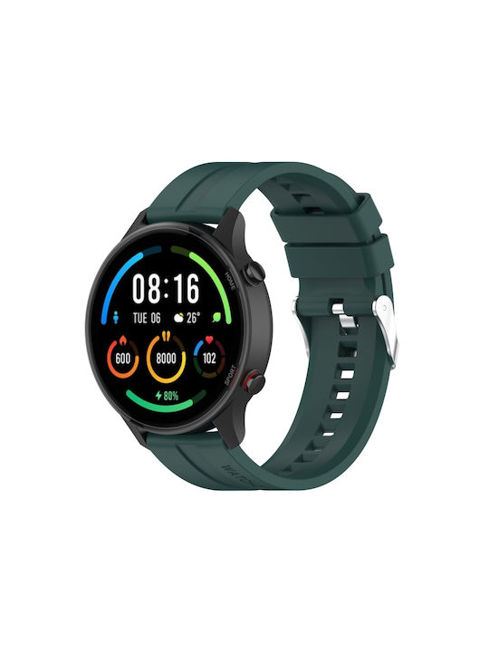Watch Color Sport Curea Silicon Verde închis (Vivoactive 4)