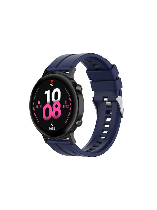 Watch Gt 2 42mm Strap Silicone Gray (Galaxy Watch 3 41mmVivomove HRHuawei Watch GT2 / GT3 (42mm) / GT3 Pro (43mm)Realme Watch 2)