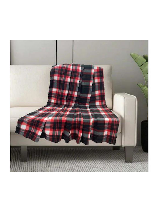 Linea Home Aurora Pătură Polar Fleece Simplă 150x200 cm Maro