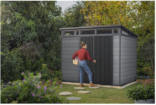 Depozit Plastic De Grădină Cortina 9x7 Cu Izolație L2.79xLățime2.18xÎnălțime2.26m
