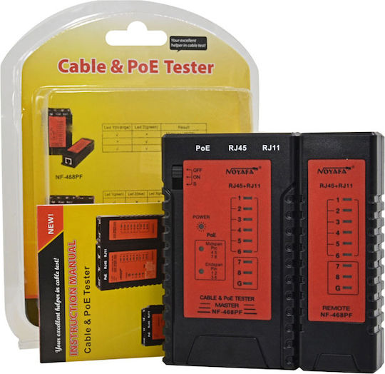 Noyafa NF-468PF Network Cable Tester RJ11 RJ45