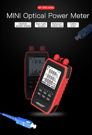 Noyafa Optical Fiber Cable Tester RJ45 / USB NF-908L