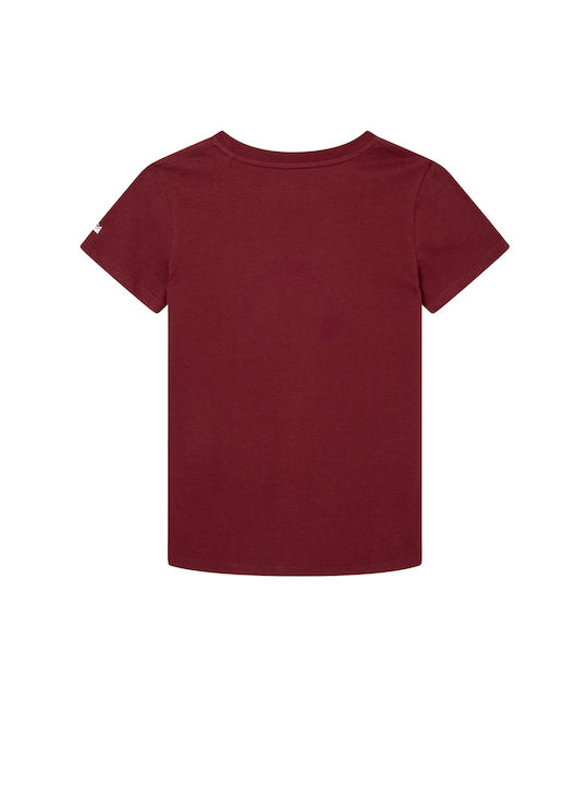 Pepe Jeans Children's T-shirt Burgundy