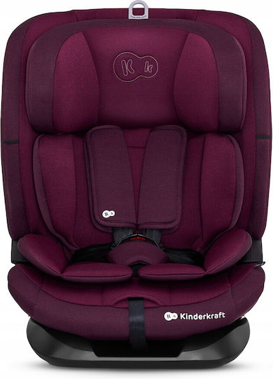 Kinderkraft ONETO3 Scaun Auto pentru Copii i-Size cu Isofix perlă de cireșe 9-36 kg