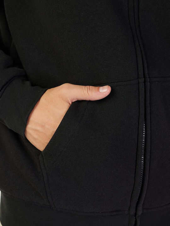 Cienega Sasquatch Ανδρική Ζακέτα Fleece με Κουκούλα Μαύρη