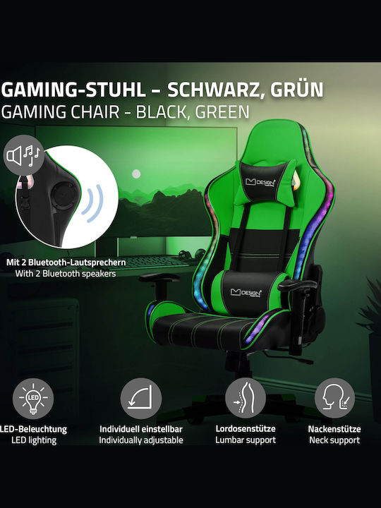 ML-Design 490010459 Künstliches Leder Schwarze Gaming Stühle ML-Design 490010459 Künstliches Leder Schwarze Gaming Stühle