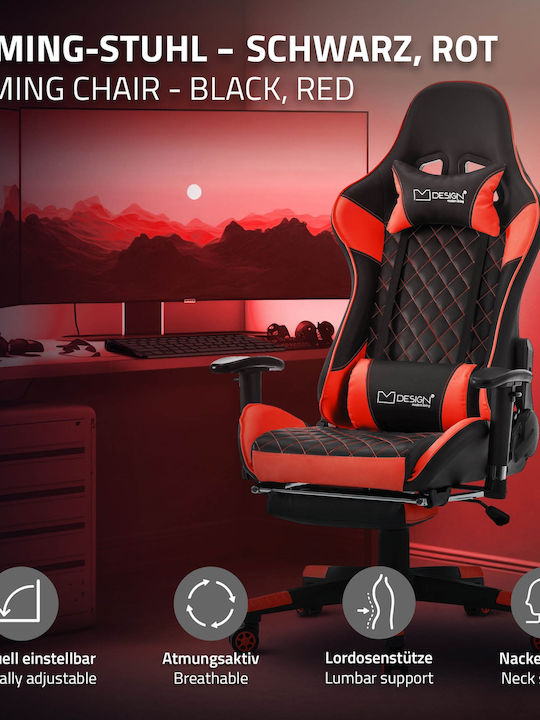ML-Design 490010448 Künstliches Leder Schwarze Gaming Stühle ML-Design 490010448 Künstliches Leder Schwarze Gaming Stühle
