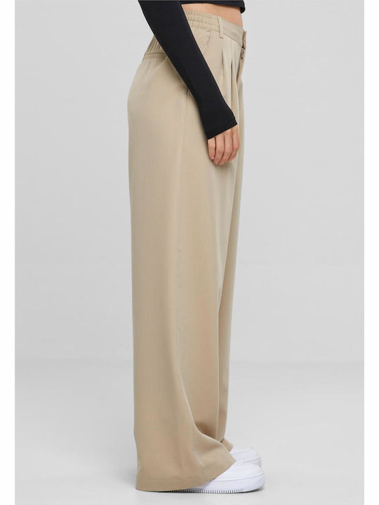 Jogginghose Ausgestellt Beige