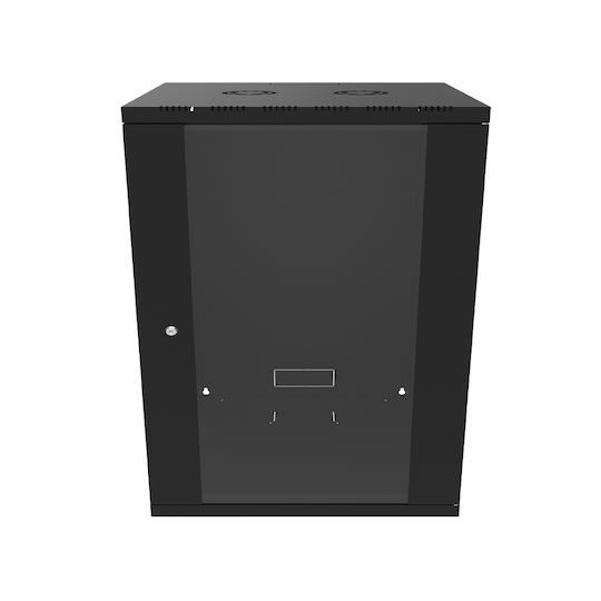 Canovate Montat pe perete Cabinete Rack 15U 60x60cm Negru WS3O-9-1566A