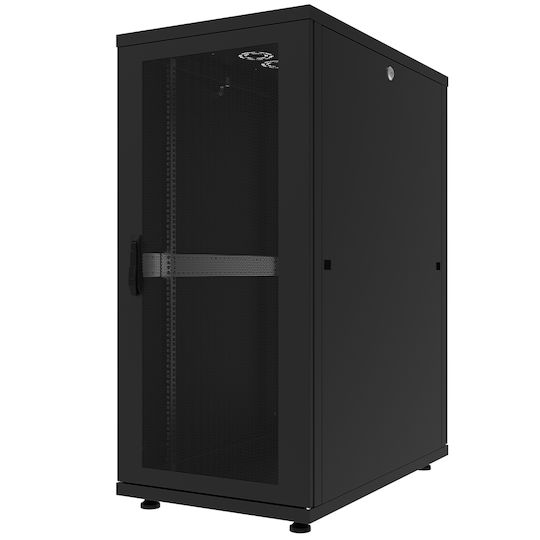 Canovate Boden Rack-Schrank 26U 60x100cm Schwarz CSS-U-9-2660A