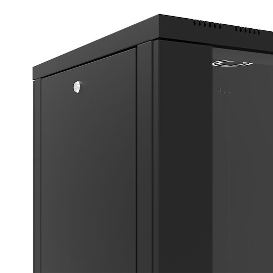 Canovate Montat pe perete Cabinete Rack 15U 60x60cm Negru WS3O-9-1566A