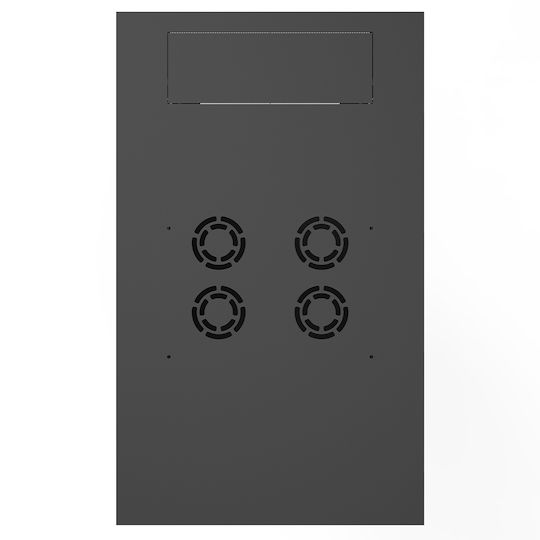 Canovate Boden Rack-Schrank 26U 60x100cm Schwarz CSS-U-9-2660A