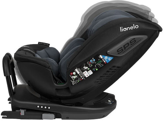 Lionelo Bastiaan RWF Baby Car Seat i-Size with Isofix Gray Stone 0-36 kg