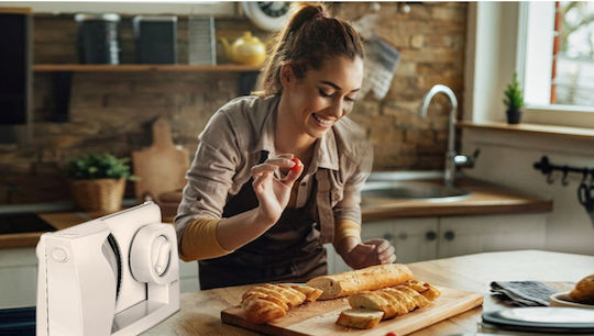 MPM Κόφτης Αλλαντικών 150W Λευκός