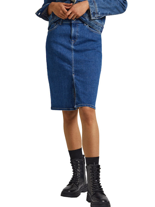 Pepe Jeans Denim Rock in Blau Farbe