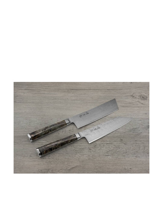 Ryusen Oukoku Ryu Μαχαίρι Chef από Δαμασκηνό Ατσάλι 21cm