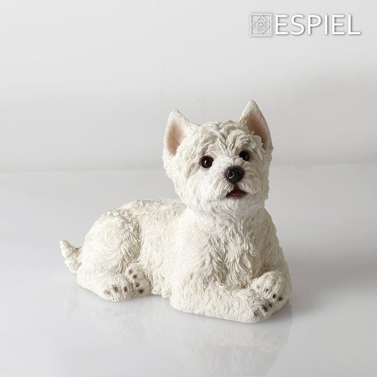 Espiel Διακοσμητικό Σκυλάκι Πολυρητίνης Maltese 27.5x15.3x20cm Espiel Διακοσμητικό Σκυλάκι Πολυρητίνης Maltese 27.5x15.3x20cm