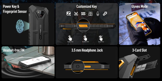 Ulefone Armor X13 Dual SIM (6GB/64GB) Resistant Smartphone Black