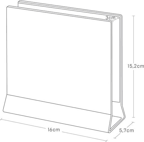 Yamazaki Stand Vertical Pentru Laptop Alb 4498