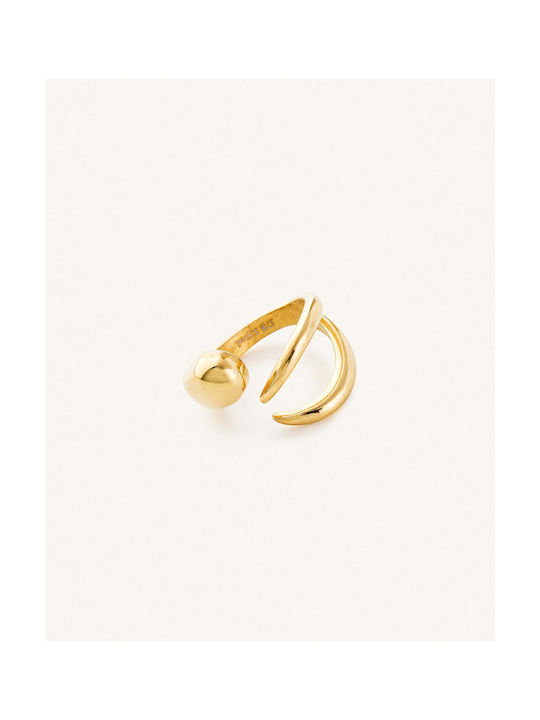 StanStefan Women's Gold Plated Steel Ring