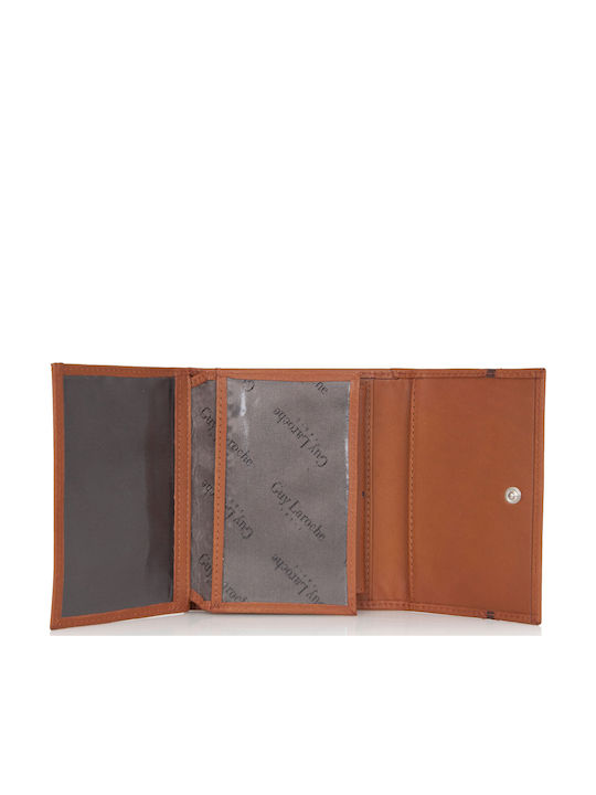 Small Leather Women's Wallet Classic Tabac Brown
