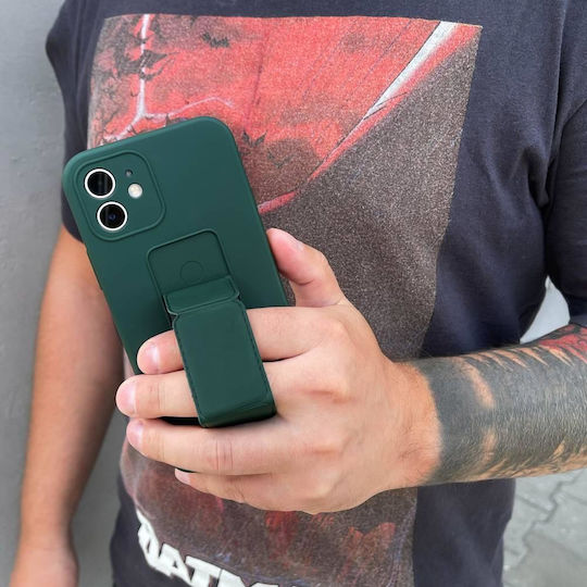 Wozinsky Kickstand Flexible Umschlag Rückseite Silikon Gray (iPhone 13 Pro Max)