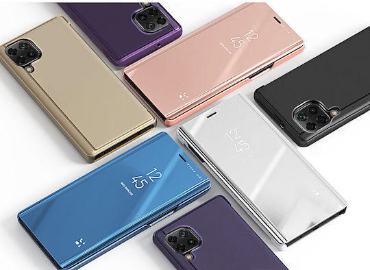 Hurtel Clear View Book Πλαστικό Μαύρο (Galaxy A22 4G)