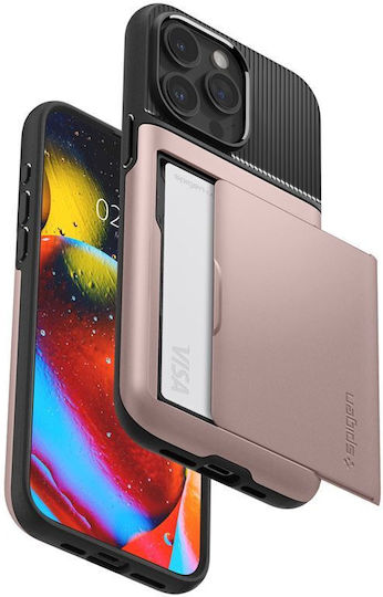 Spigen Slim Armor Cs Back Cover Σιλικόνης / Πλαστικό 2mm Ροζ Χρυσό (iPhone 15 Pro Max)