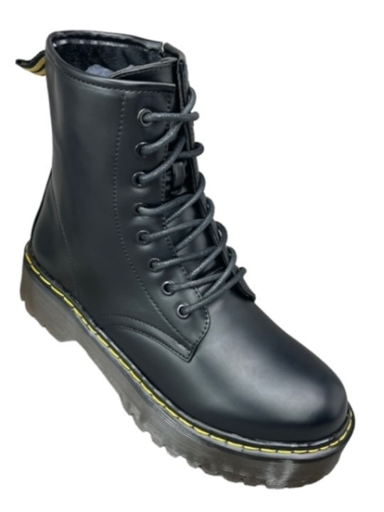 Smart Steps Women's Combat Boots Black