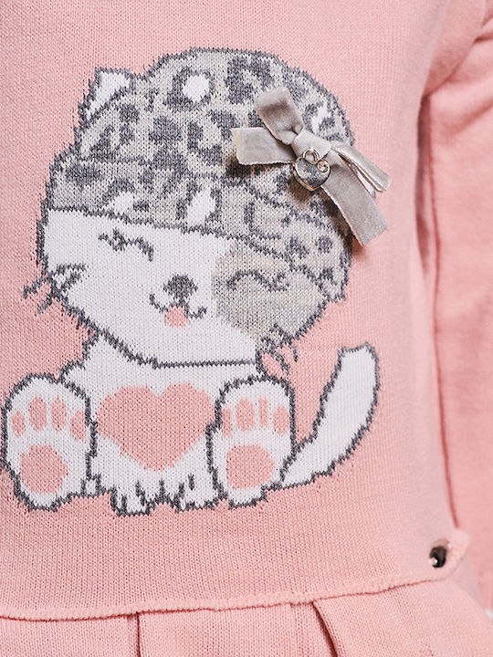 Restart for kids Children's Dress Knitted Pink