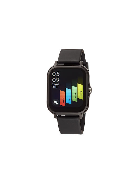 Loisir Kids Smartwatch with Rubber/Plastic Strap Black