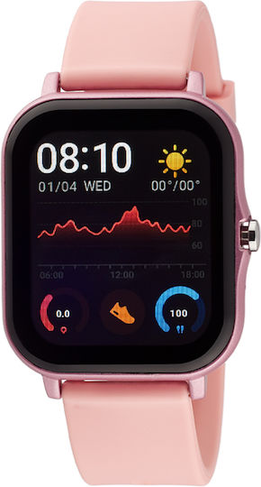 Loisir 11L75 Smartwatch με Παλμογράφο (Ροζ)