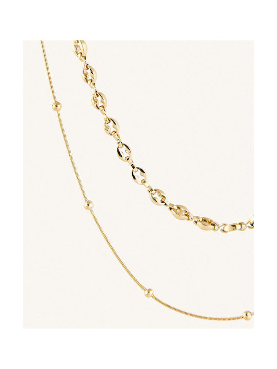 StanStefan Chain Neck from Steel Gold-plated