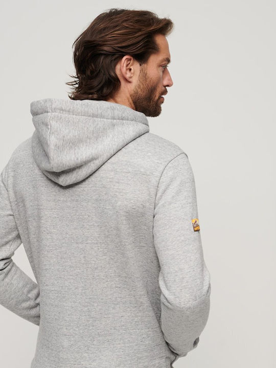 Superdry Men's Sweatshirt with Hood Gray