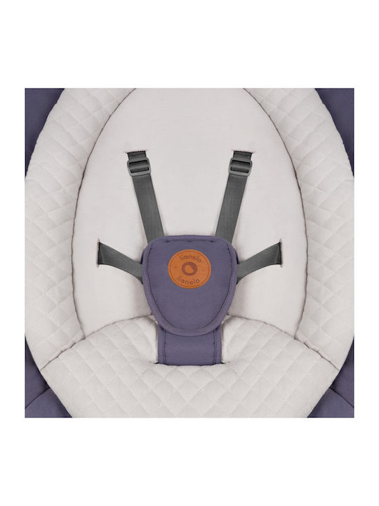 Lionelo Elektrisch Baby Relax Ralf mit Musik Gray für Kind bis 9kg