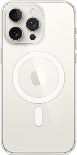 Apple Silicone Case with MagSafe Back Cover Πλαστικό Διάφανο (iPhone 15 Pro Max)