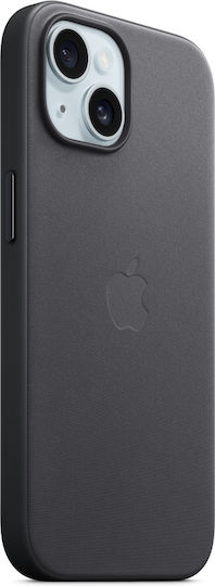Apple Back Cover Fabric Black (iPhone 15)