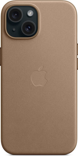 Apple Finewoven Back Cover Υφασμάτινο Καφέ (iPhone 15)