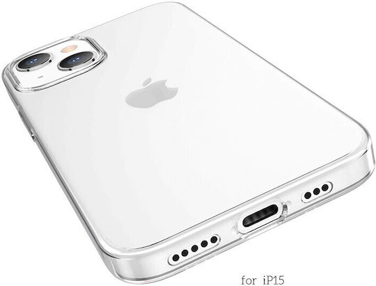 Hoco Light Back Cover Σιλικόνης Διάφανο (iPhone 15)