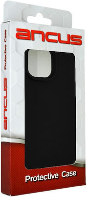 Ancus Liquid Back Cover Silicone Black (iPhone 15)