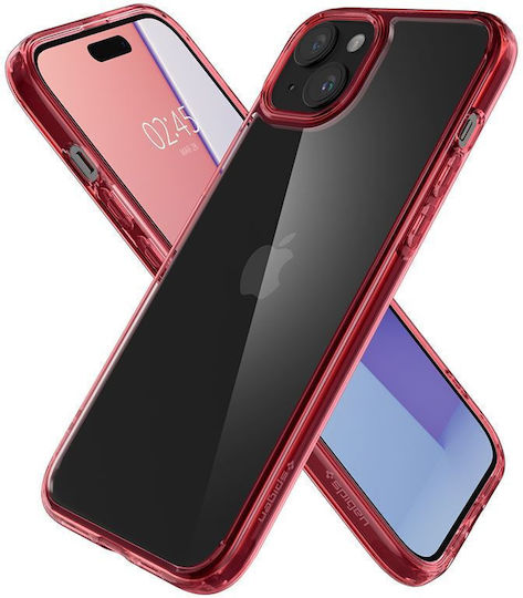 Spigen Ultra Hybrid Back Cover Πλαστικό 2mm Red Crystal (iPhone 15)
