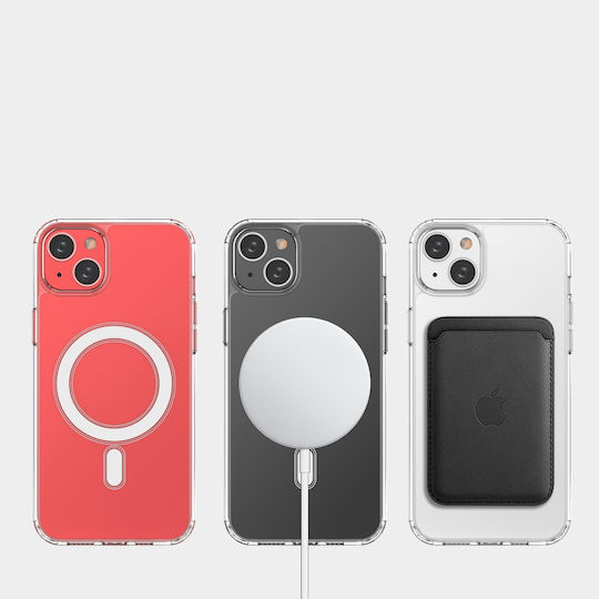 Magnet Back Cover Tempered Glass Μαγνητικό Διάφανο (iPhone 15 Plus)