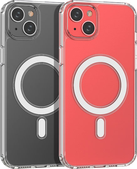 Magnet Back Cover Tempered Glass Μαγνητικό Διάφανο (iPhone 15 Plus)