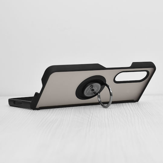 Techsuit Glinth bulk Back Cover Plastic / Silicon Negru (Galaxy Z Fold 3)