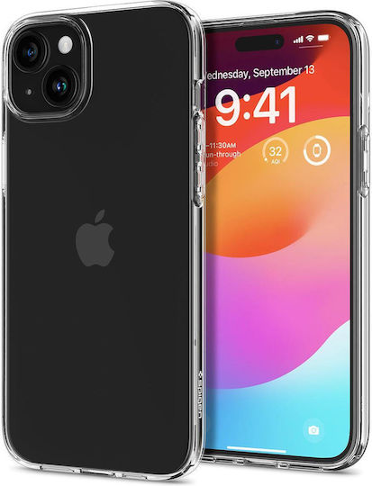 Spigen Crystal Flex Crystal Umschlag Rückseite Silikon Transparent (iPhone 15 Plus / 16 Plus)
